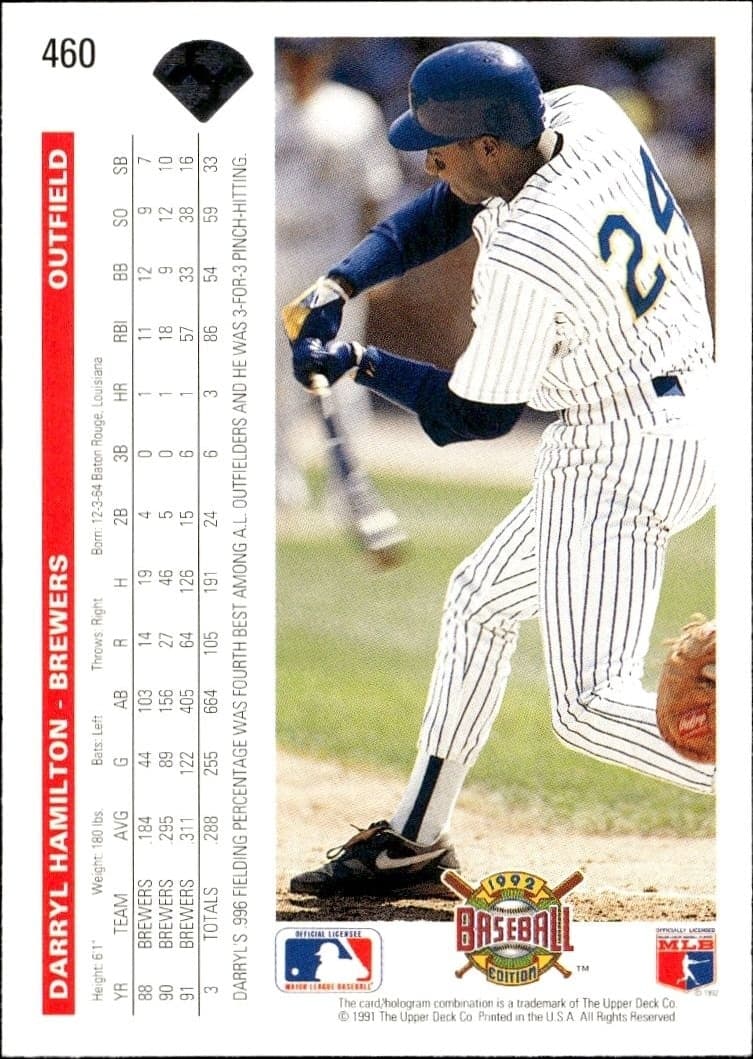 Darryl Hamilton - Back