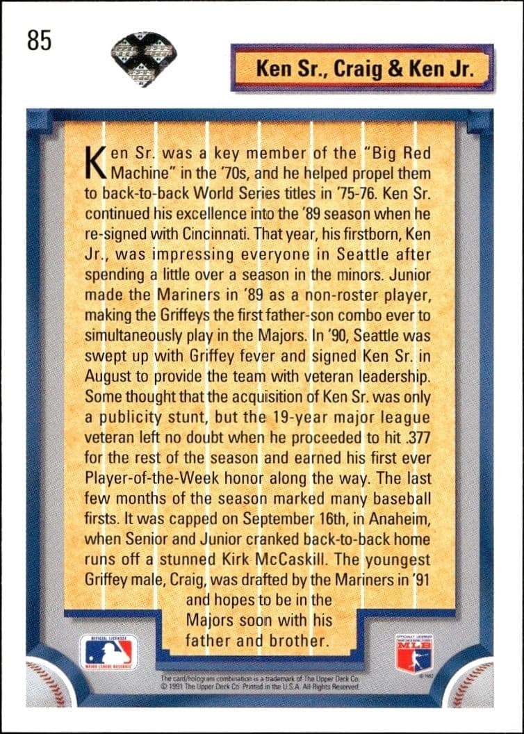 Craig Griffey - Back