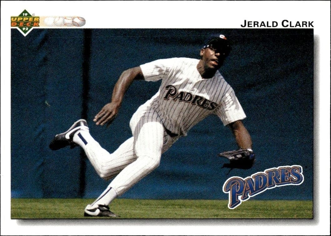 1992 Upper-Deck Low Number Jerald Clark #292 trading card