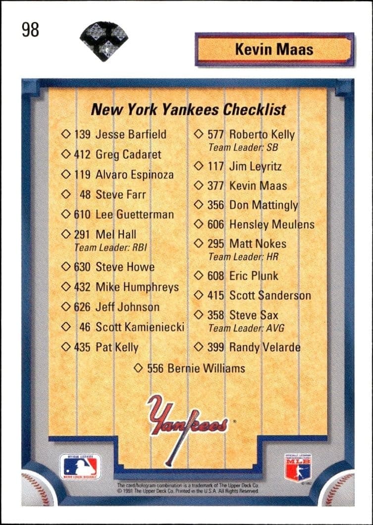 Checklist - Back
