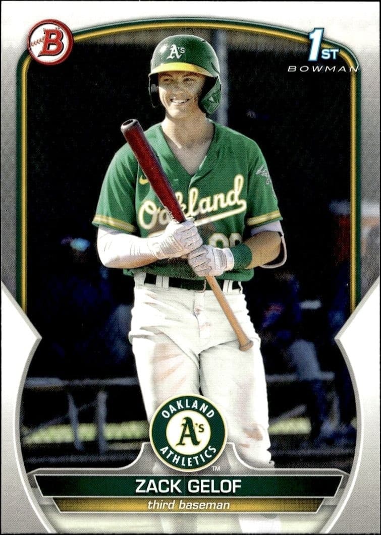 2023 Bowman Zack Gelof #BP-1 trading card