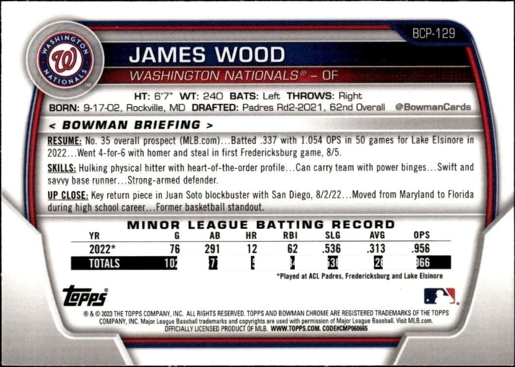 James Wood - Back
