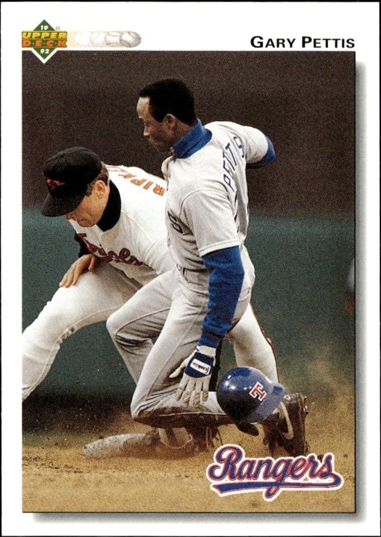 1992 Upper-Deck Low Number Gary Pettis #179 trading card