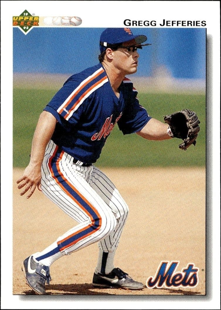 1992 Upper-Deck Low Number Gregg Jefferies #133 trading card