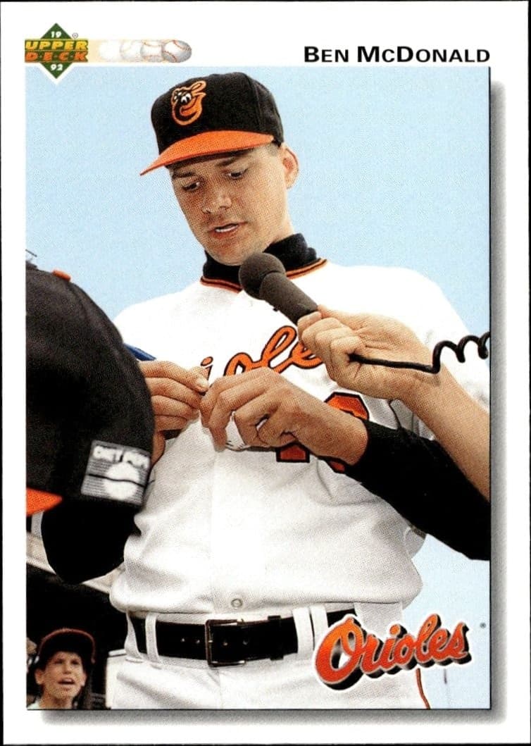 1992 Upper-Deck Low Number Ben McDonald #163 trading card