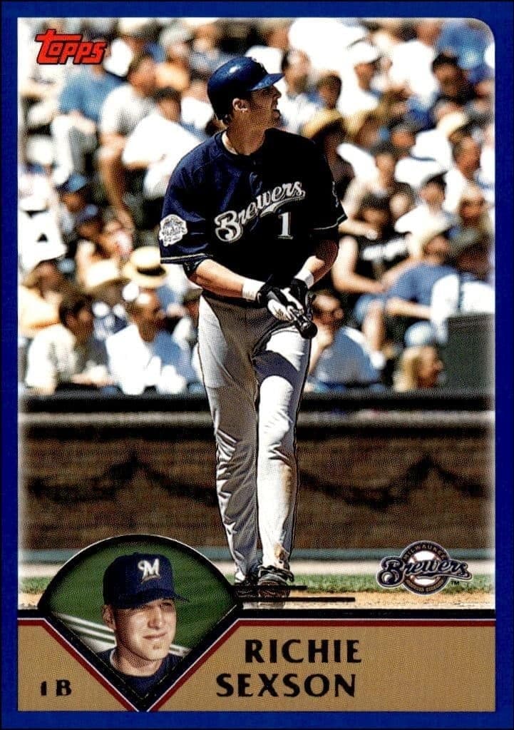 2003 Topps Series 1 Richie Sexson #16 trading card