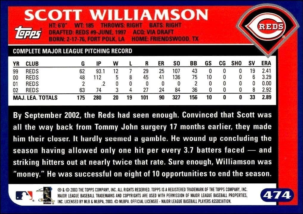 Scott Williamson - Back