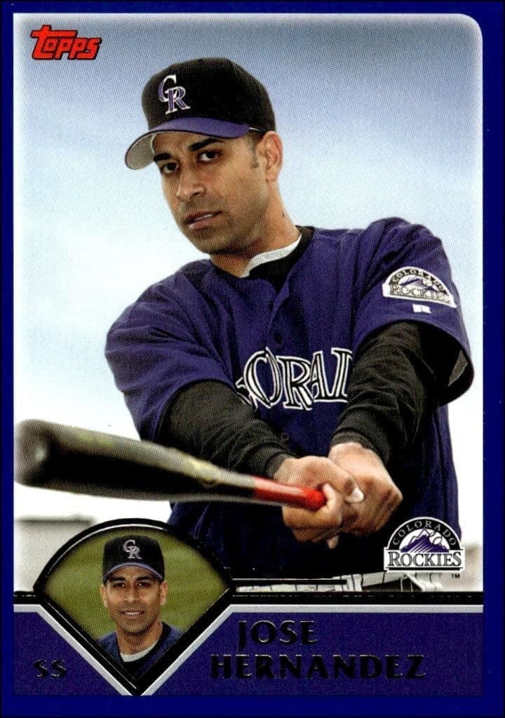 2003 Topps Series 2 Jose Hernandez #502 trading card