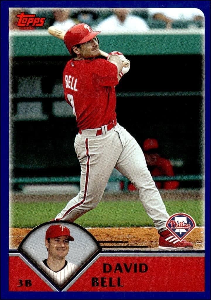 2003 Topps Series 2 David Bell #604 trading card