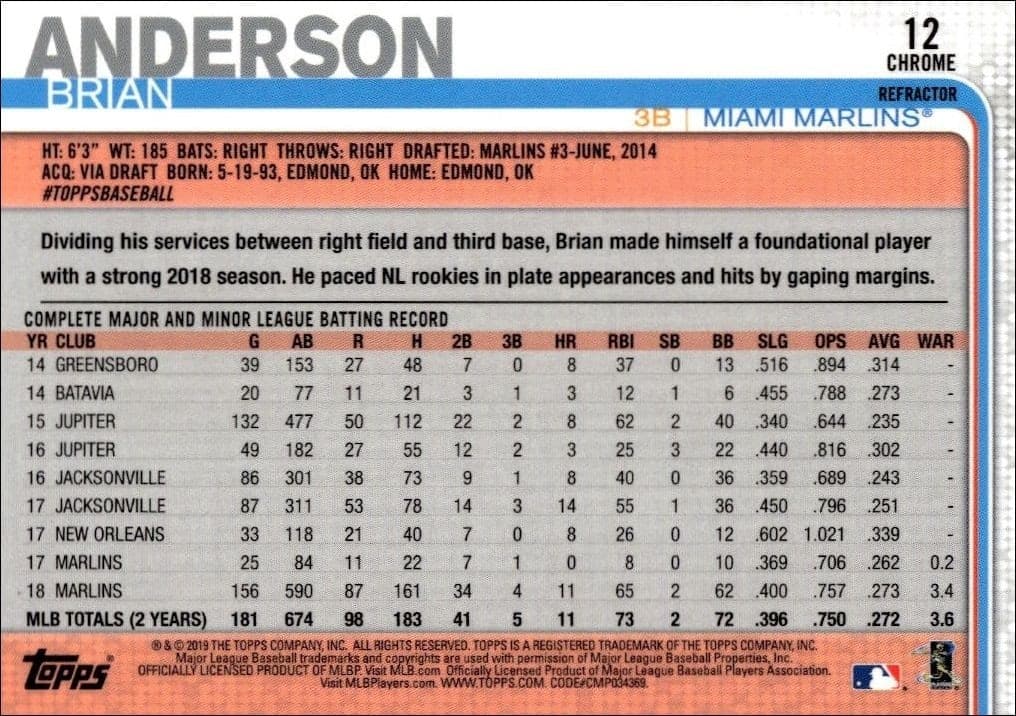 Brian Anderson - Back