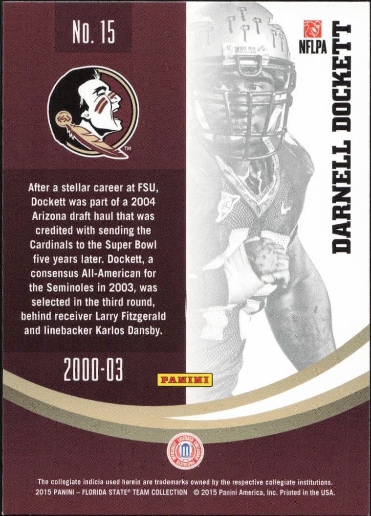 Darnell Dockett - Back