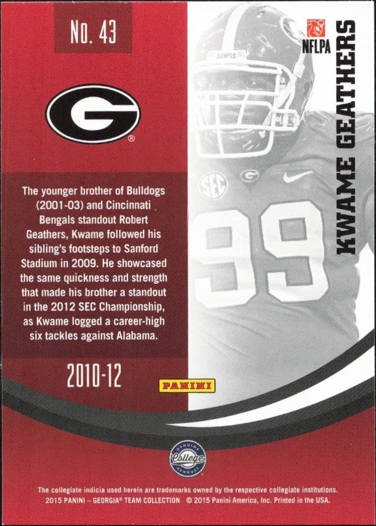 Kwame Geathers - Back