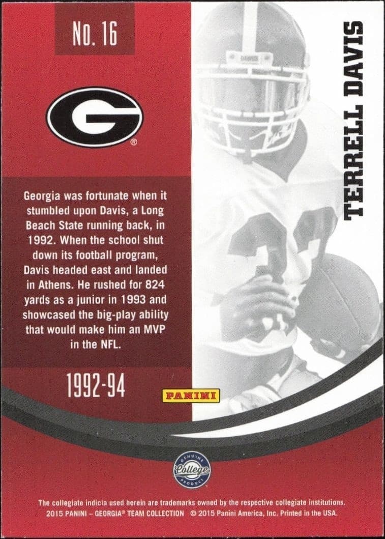 Terrell Davis - Back
