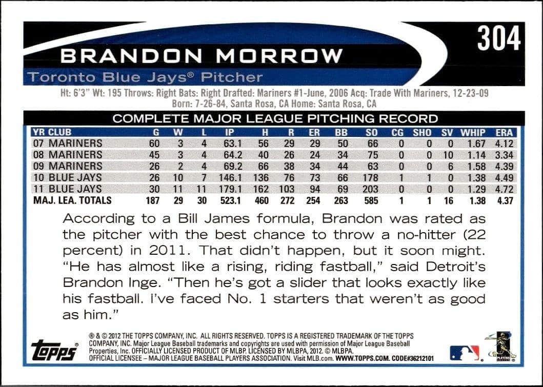 Brandon Morrow - Back