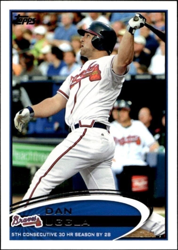 2012 Topps Series 2 Dan Uggla #579 trading card