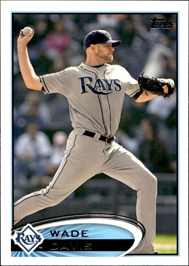 2012 Topps Series 1 Wade Davis #48 trading card