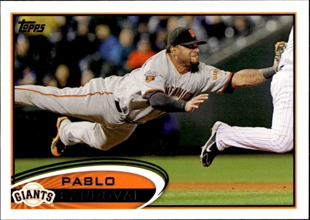 2012 Topps Series 1 Pablo Sandoval #185 trading card
