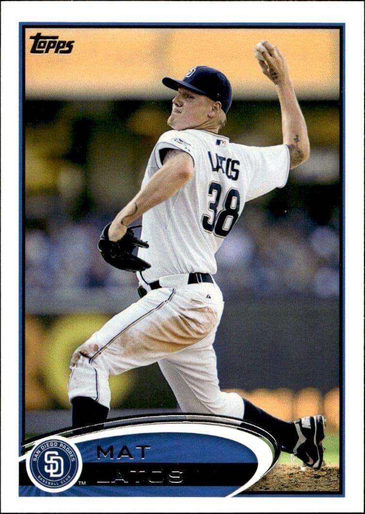 2012 Topps Series 1 Mat Latos #256 trading card