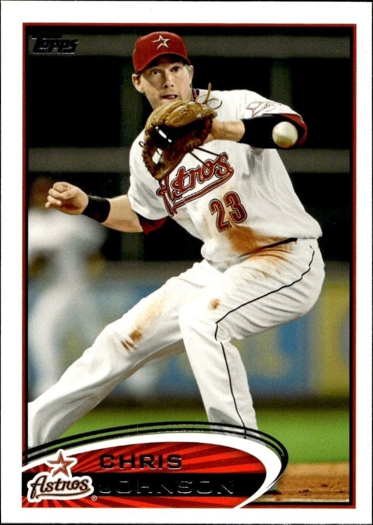 2012 Topps Series 2 Chris Johnson #587 trading card