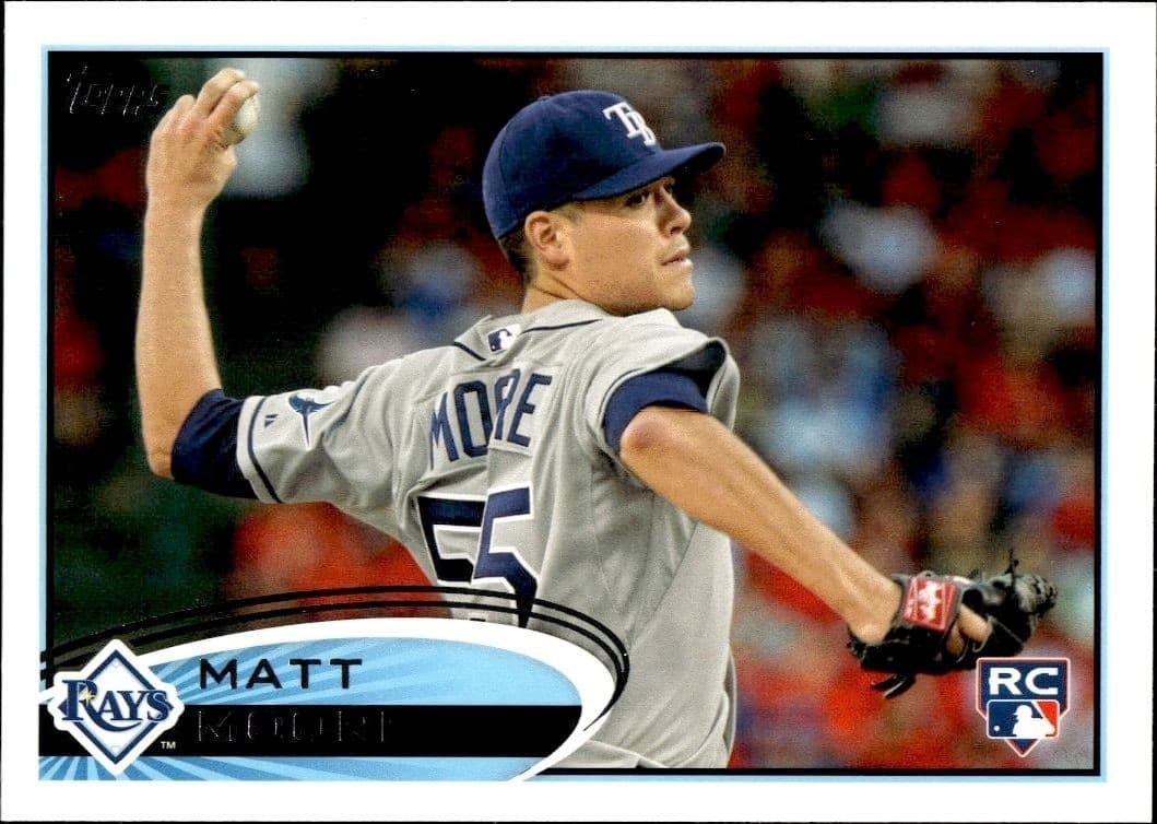 2012 Topps Series 1 Matt Moore #129 trading card
