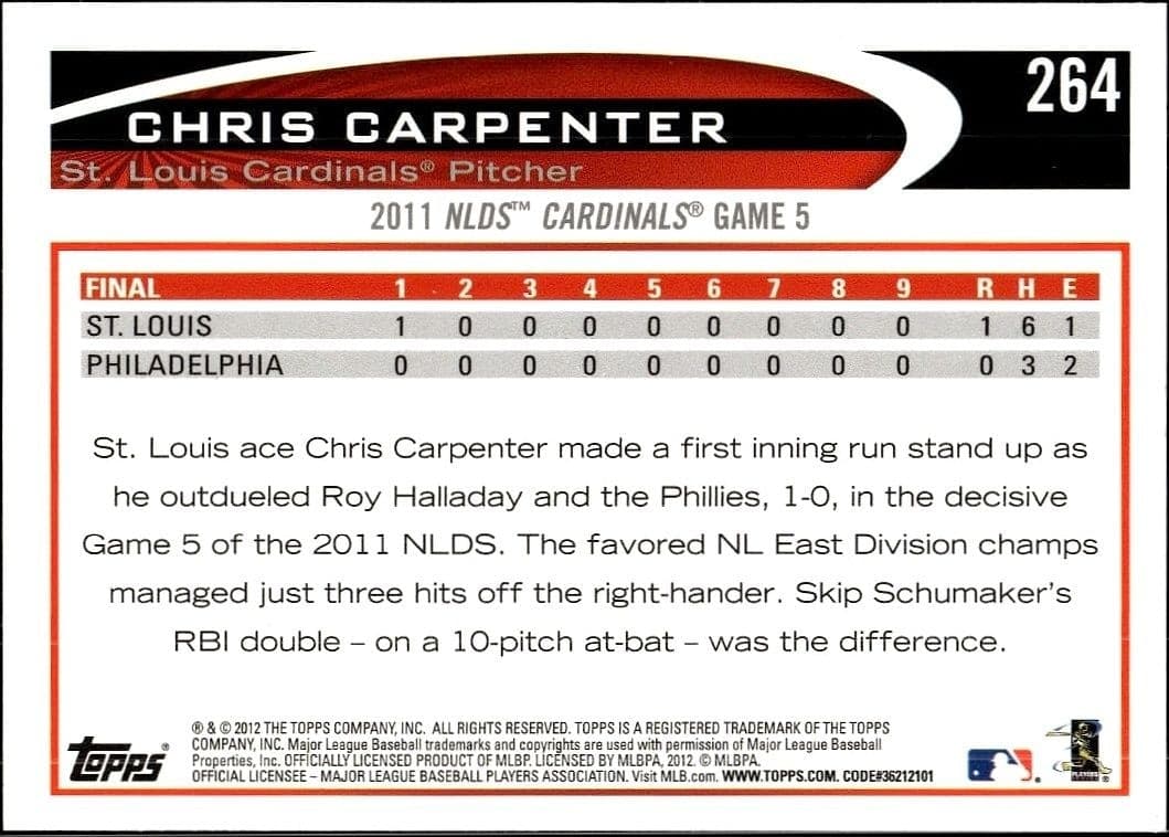 Chris Carpenter - Back