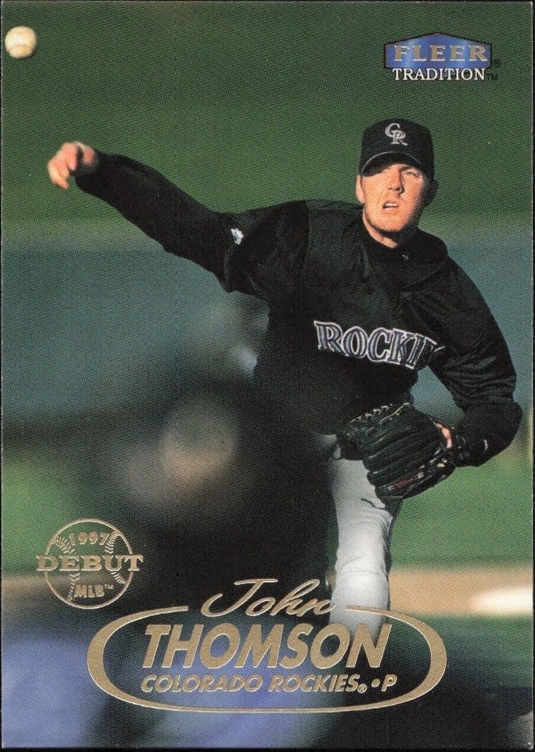 1998 Fleer Tradition John Thomson #286 trading card