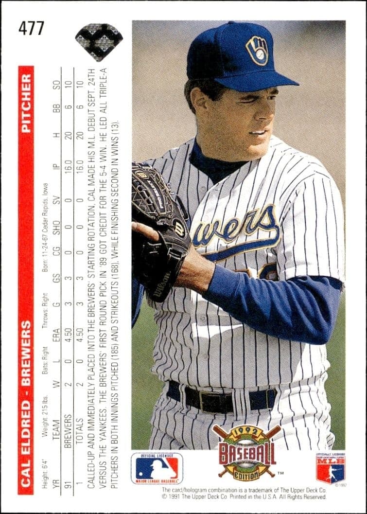 Cal Eldred - Back