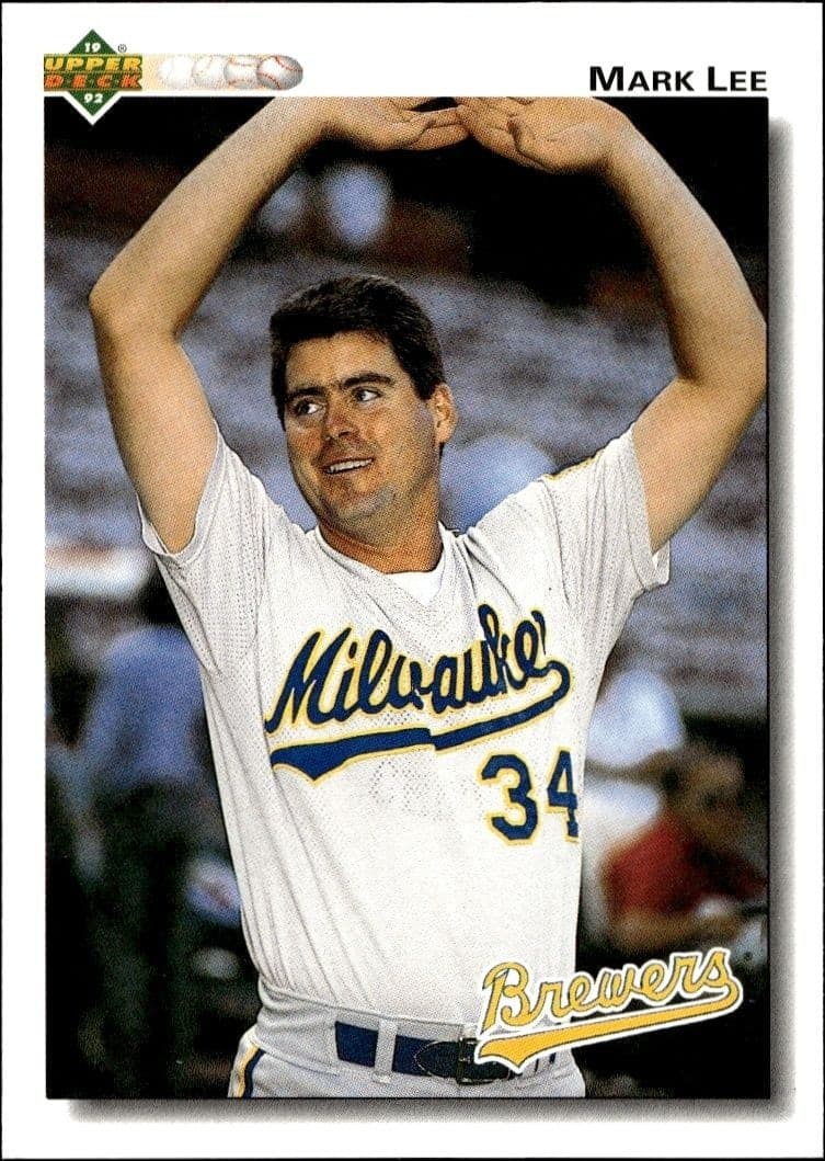 1992 Upper-Deck Low Number Mark Lee #507 trading card