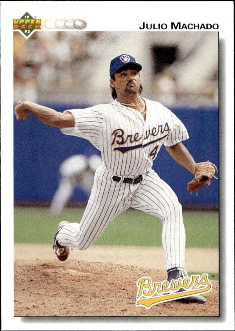1992 Upper-Deck Low Number Julio Machado #479 trading card