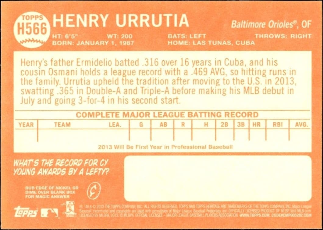 Henry Urrutia - Back