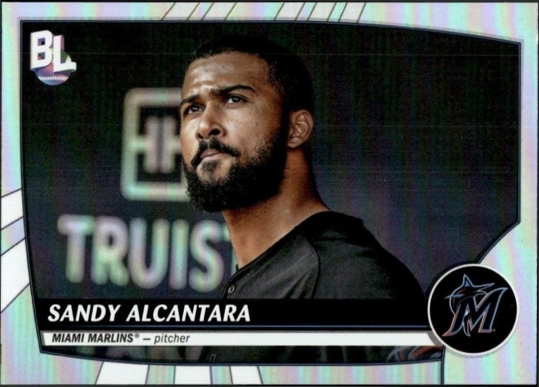 2023 Topps Big League Sandy Alcantara #219 trading card
