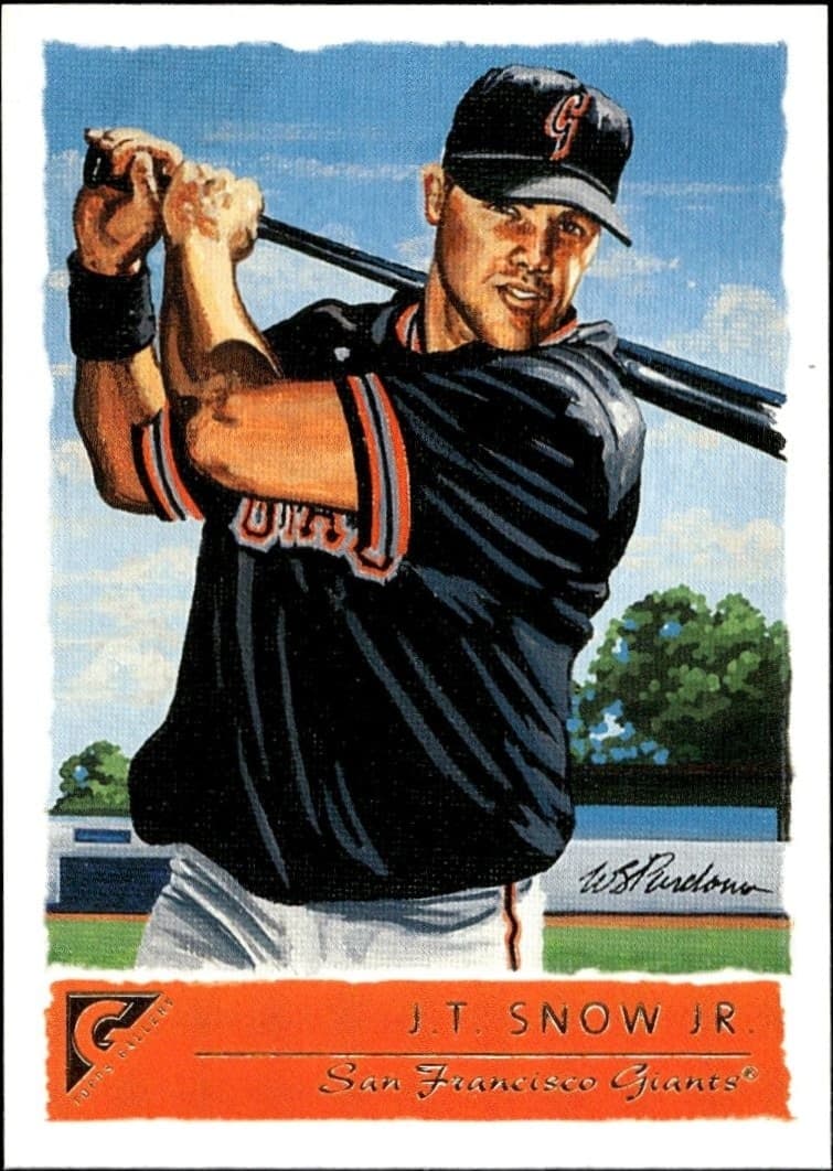 2001 Topps Gallery J.T. Snow Jr. #38 trading card