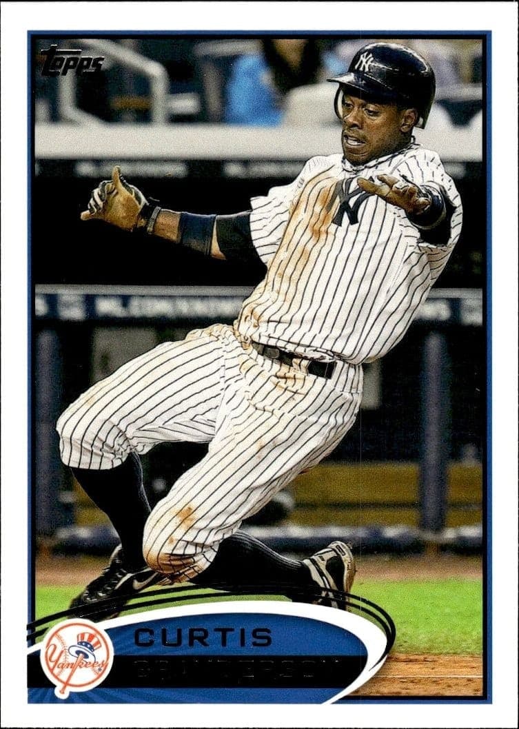 2012 Topps Series 1 Curtis Granderson #290 trading card