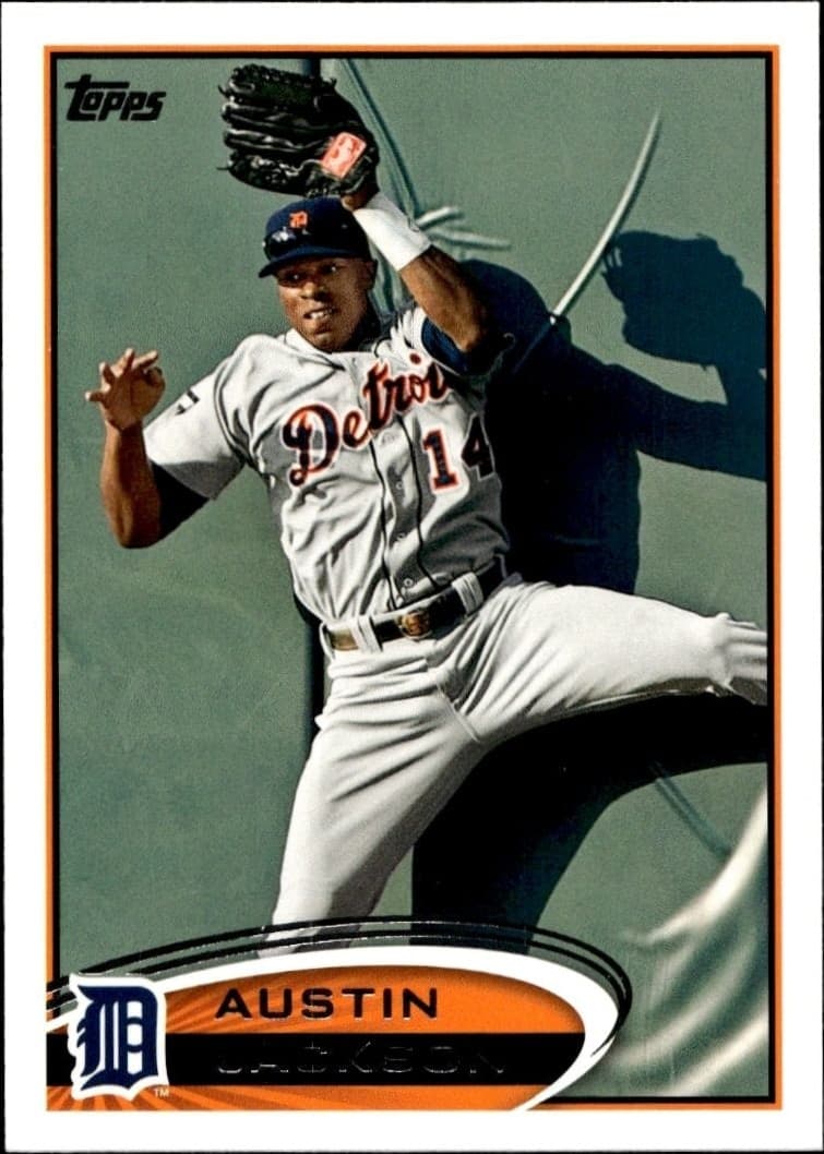 2012 Topps Series 2 Austin Jackson #422 trading card