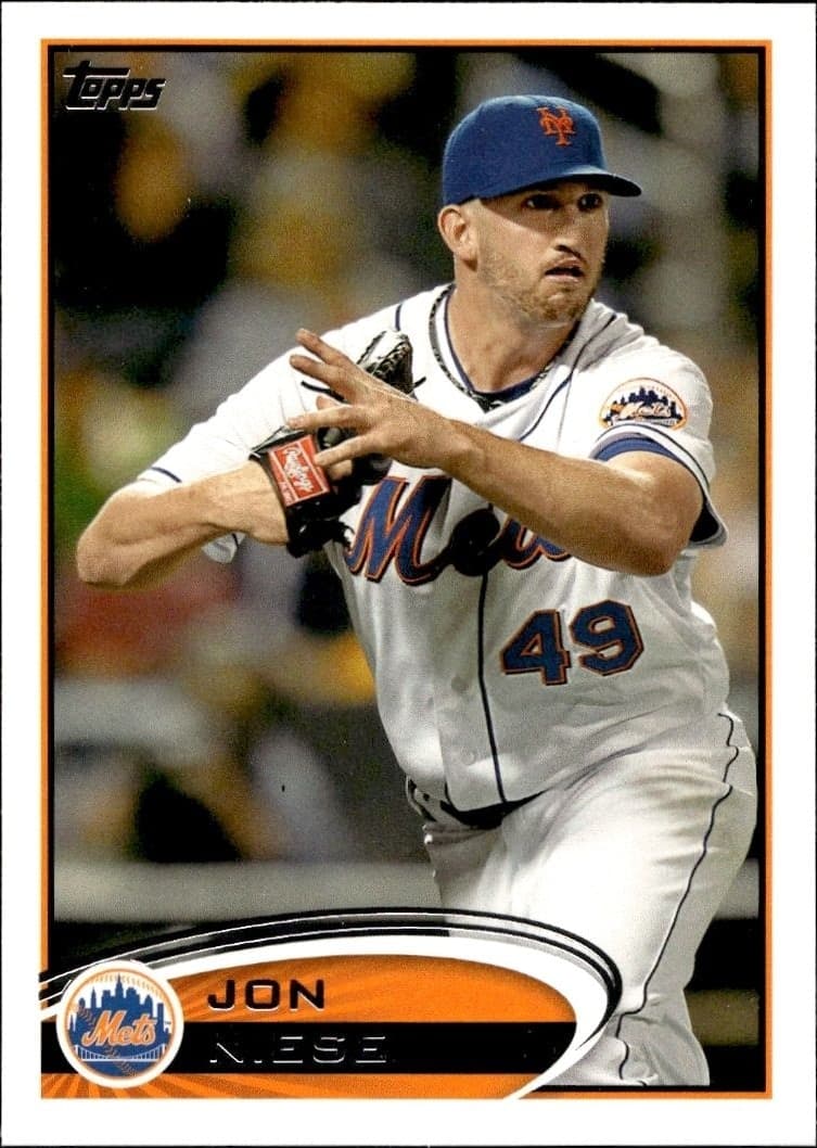 2012 Topps Series 1 Jon Niese #49 trading card