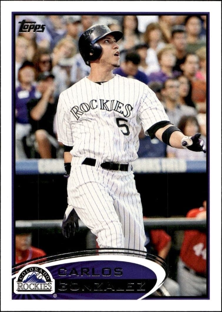 2012 Topps Series 2 Carlos Gonzalez #373 trading card