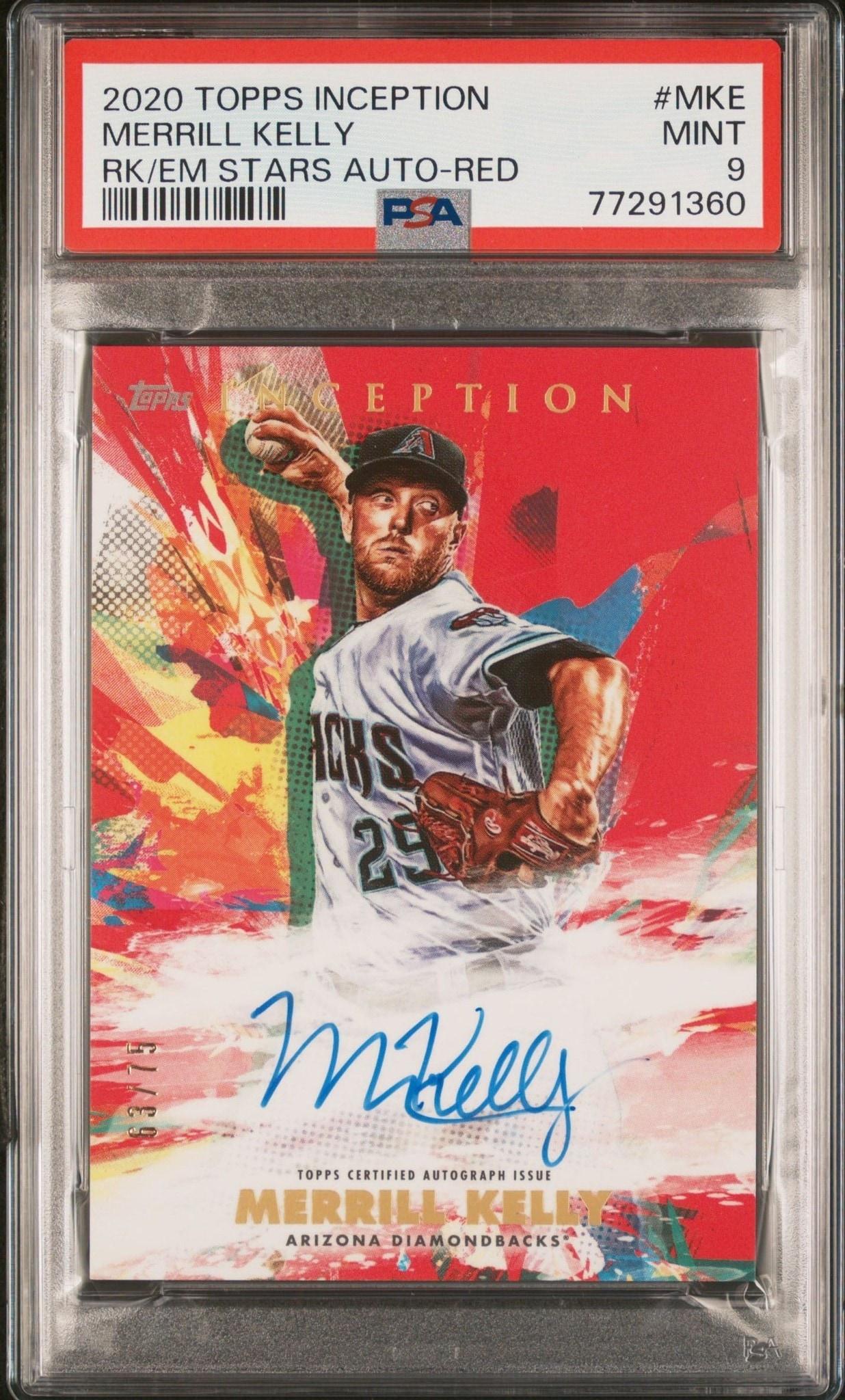 2020 Topps Merrill Kelly #RESA-MKE trading card
