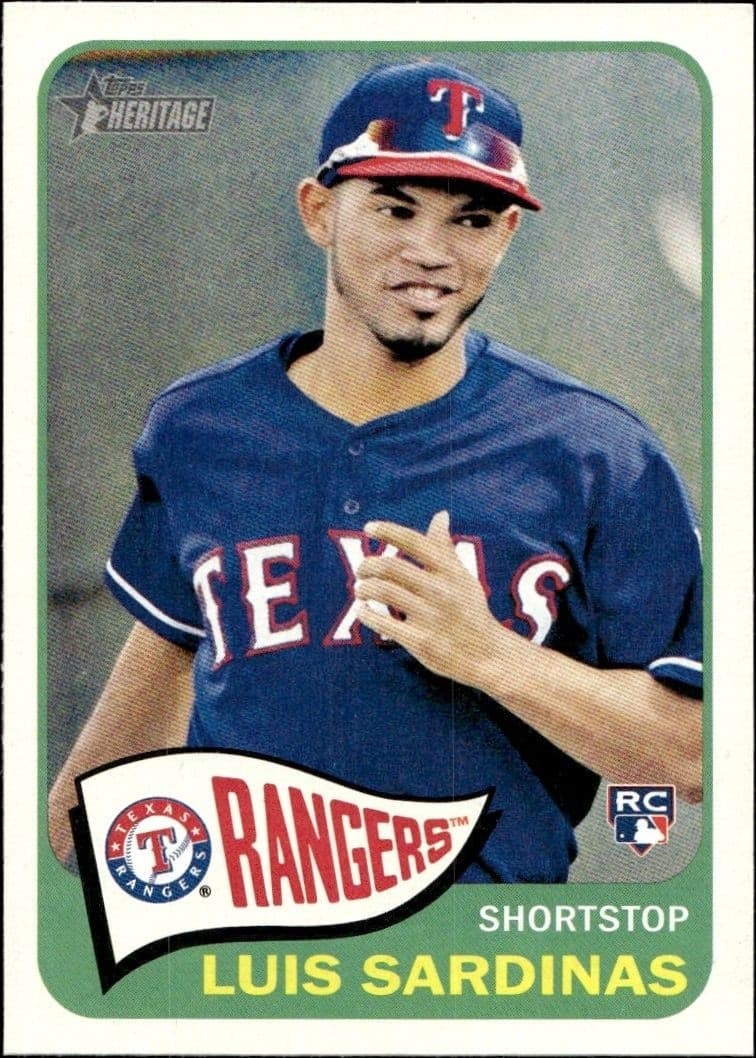 2014 Topps Heritage High Number Luis Sardinas #H528 trading card