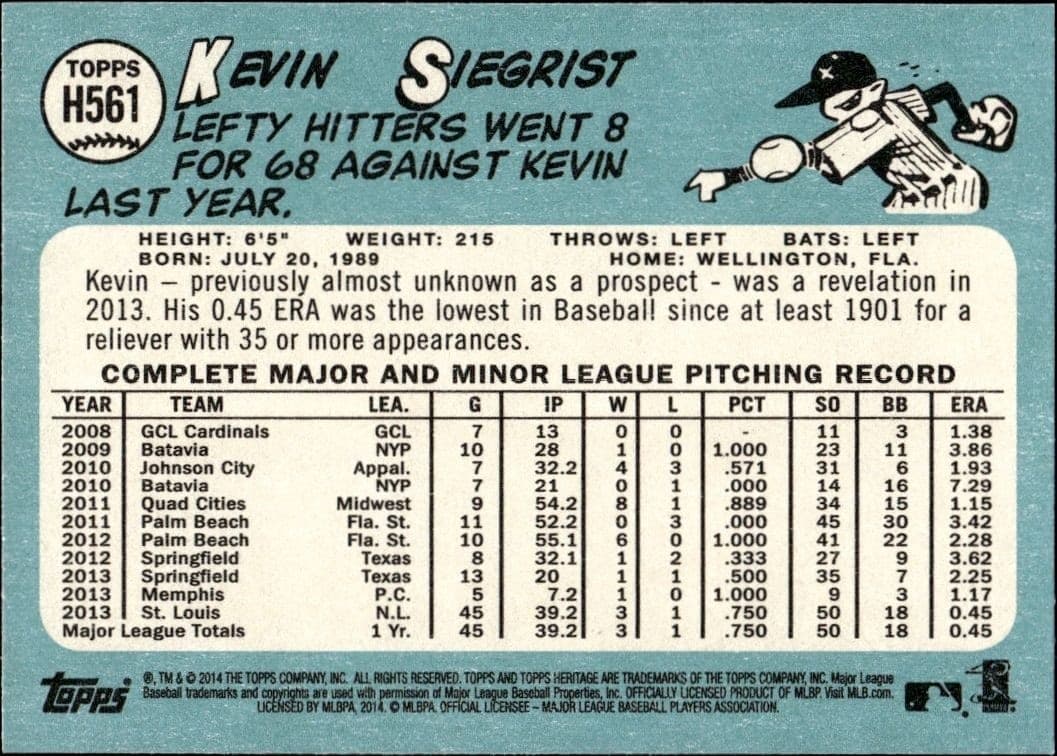 Kevin Siegrist - Back