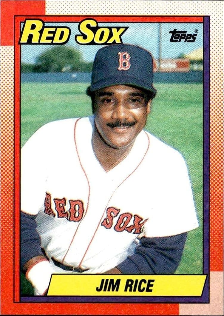 1990 Topps Jim Rice #785 trading card
