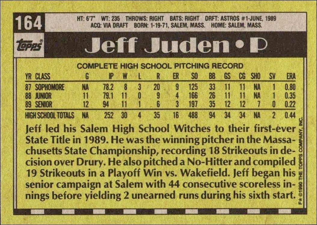 Jeff Juden - Back