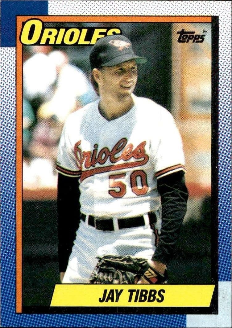 1990 Topps Jay Tibbs #677 trading card