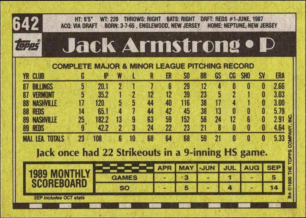 Jack Armstrong - Back
