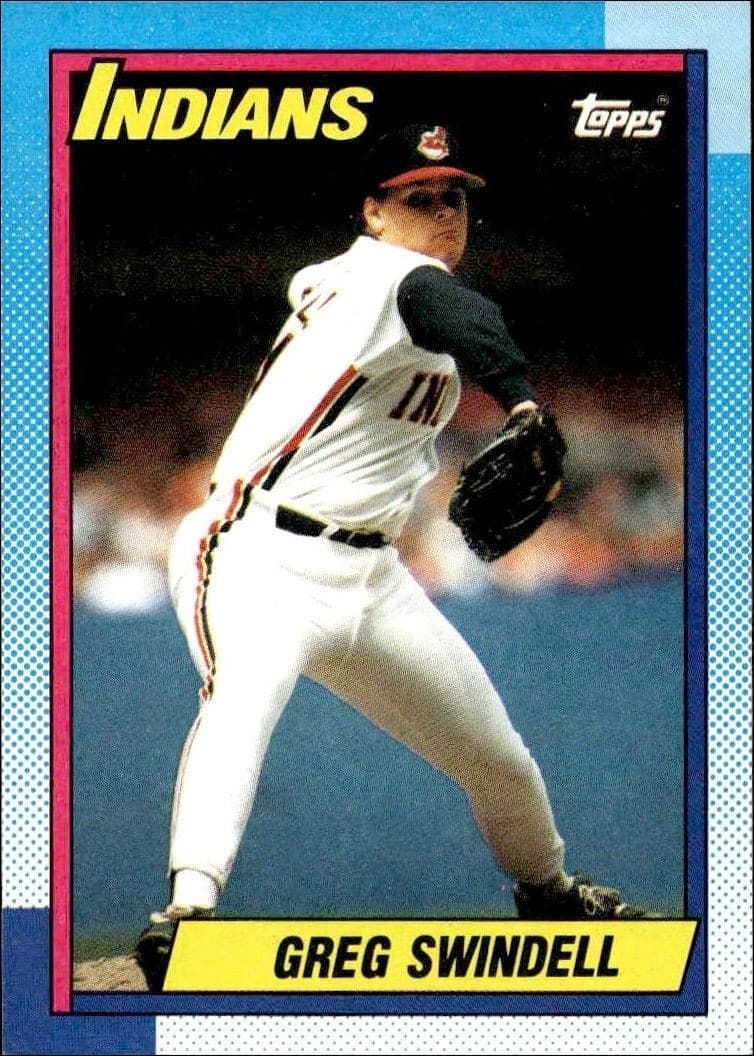 1990 Topps Greg Swindell #595 trading card