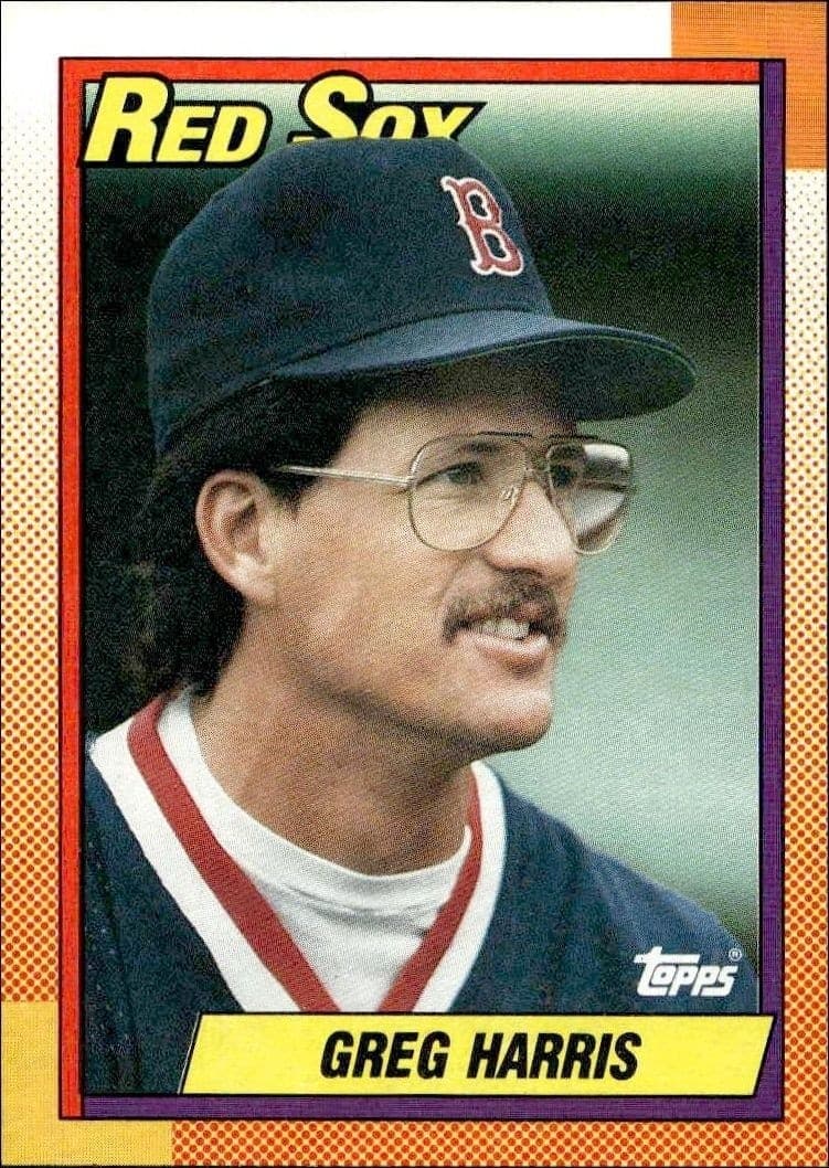 1990 Topps Greg Harris #529 trading card