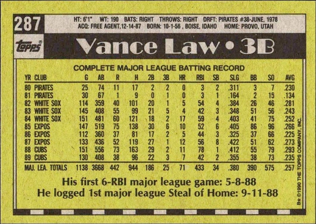 Vance Law - Back