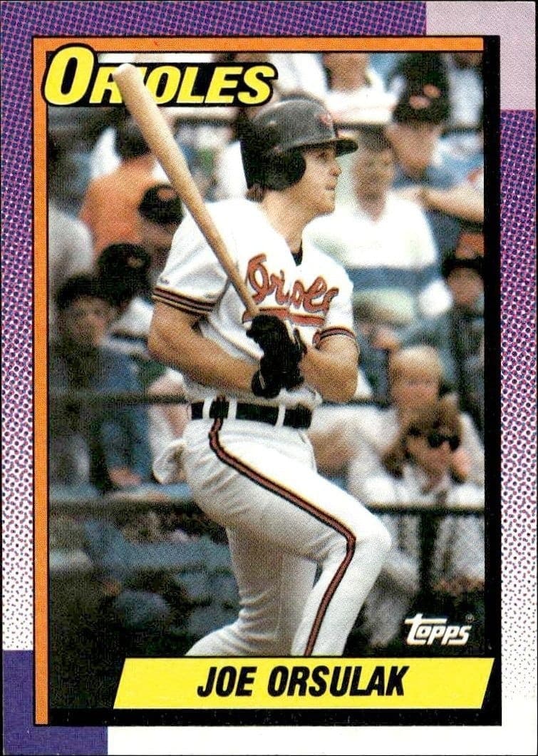 1990 Topps Joe Orsulak #212 trading card