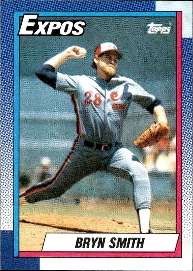 1990 Topps Bryn Smith #352 trading card