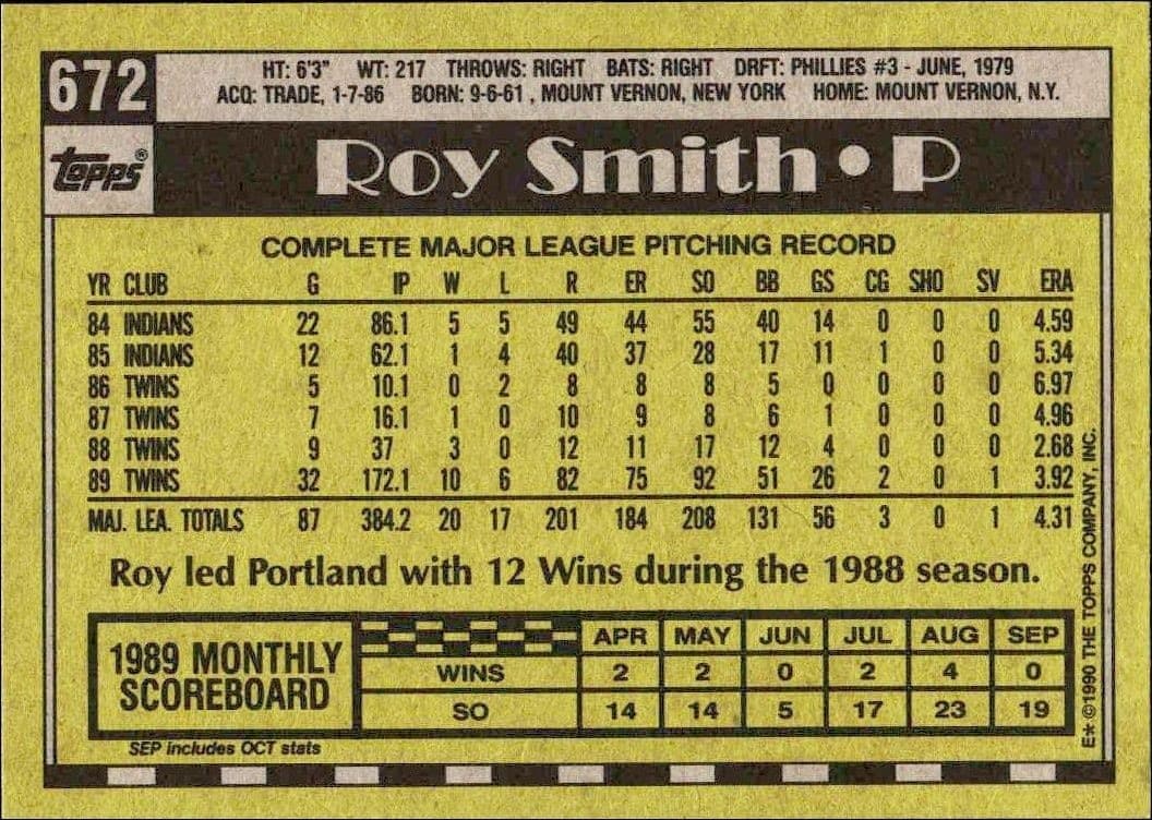 Roy Smith - Back