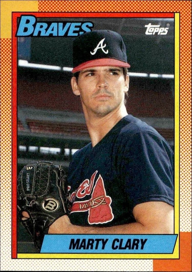 1990 Topps Marty Clary #304 trading card